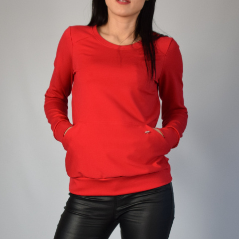 3XL _ bluza z ważką _ dzianina punto 3XL _ bluza z ważką _ dzianina punto