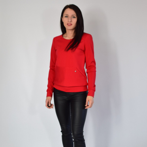3XL _ bluza z ważką _ dzianina punto 3XL _ bluza z ważką _ dzianina punto