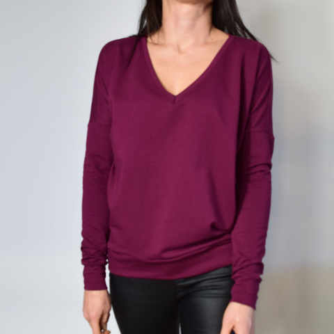 CELIN _ dresówka burgund CELIN _ dresówka burgund