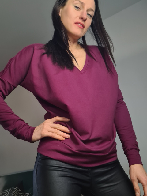 CELIN _ dresówka burgund CELIN _ dresówka burgund