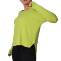 S-M bluzka wiskoza limonka oversize