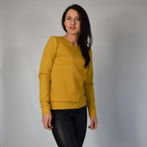 S _ bluza z ważką _ dzianina punto S _ bluza z ważką _ dzianina punto