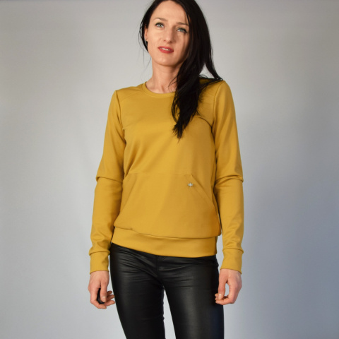 S _ bluza z ważką _ dzianina punto S _ bluza z ważką _ dzianina punto
