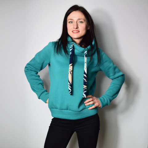 CLARET _ bluza z kapturem _ miś mięta CLARET _ bluza z kapturem _ miś mięta