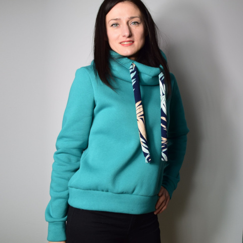 CLARET _ bluza z kapturem _ miś mięta CLARET _ bluza z kapturem _ miś mięta