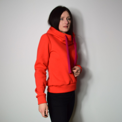CLARET _ bluza z kapturem _ miś pomarańcz CLARET _ bluza z kapturem _ miś pomarańcz