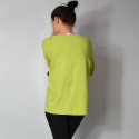 S-M bluzka wiskoza limonka oversize