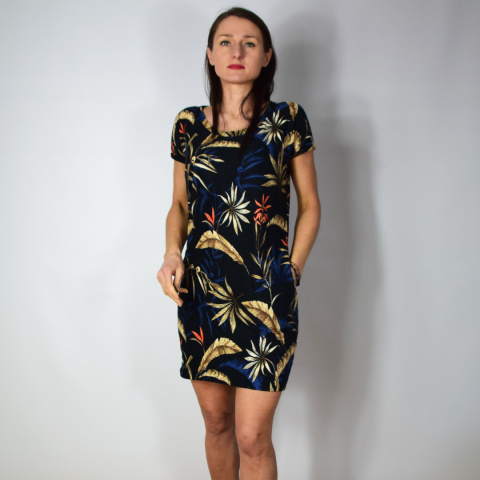 SANDRA krótki rękaw _ dzianina kimo SANDRA krótki rękaw _ dzianina kimo