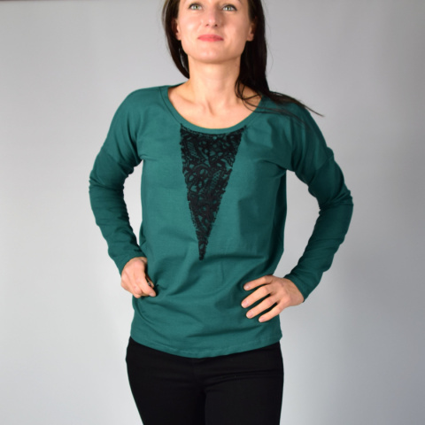 MIA _ bluzka z koronką _ bawełna singiel MIA _ bluzka z koronką _ bawełna singiel