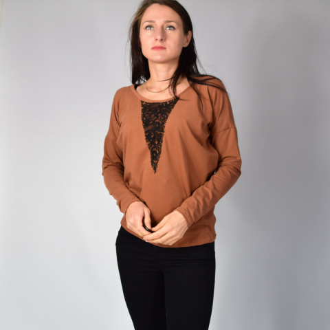 MIA _ bluzka z koronką _ bawełna singiel MIA _ bluzka z koronką _ bawełna singiel